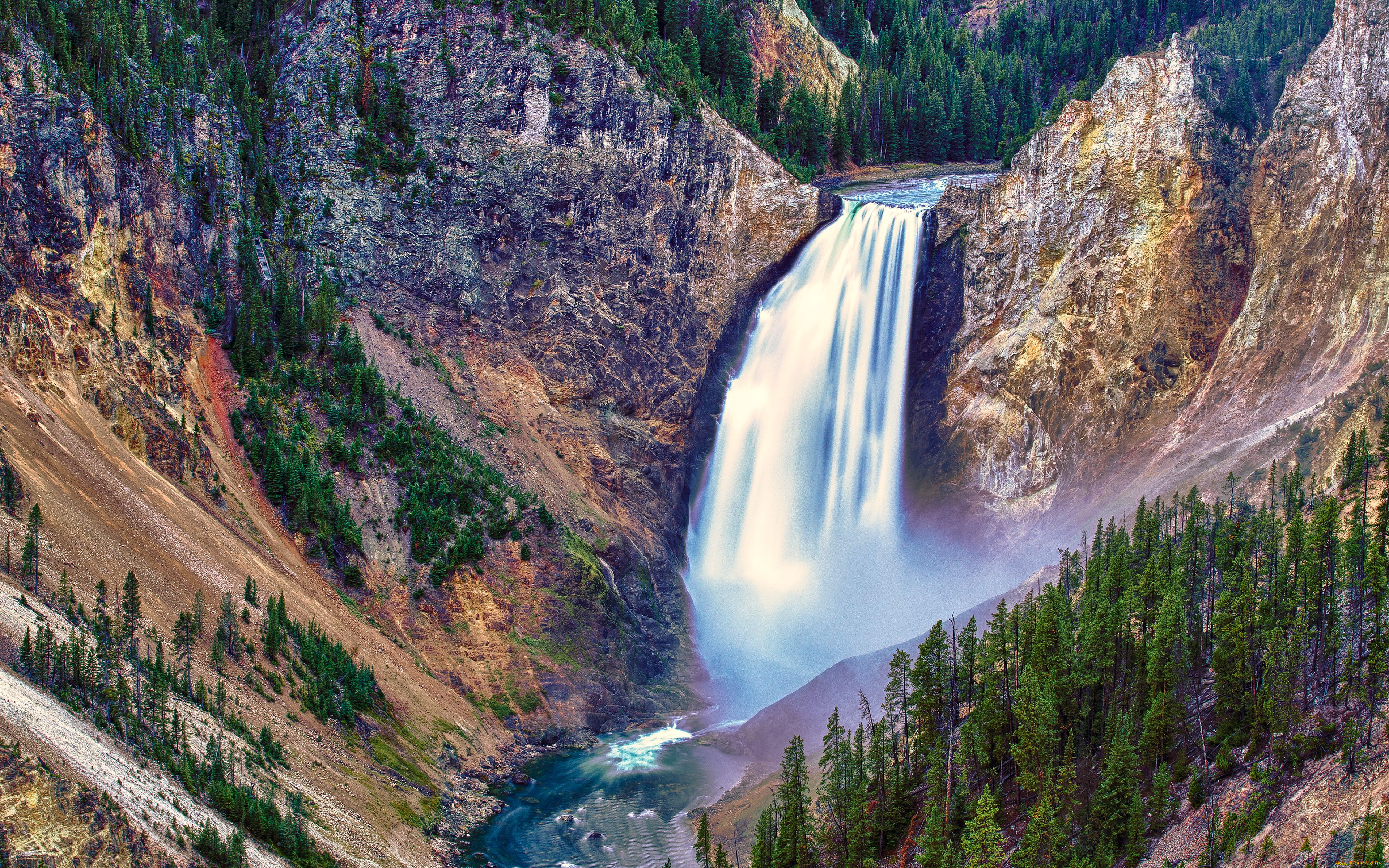 lower, falls, , , , , , yellowstone, national, park